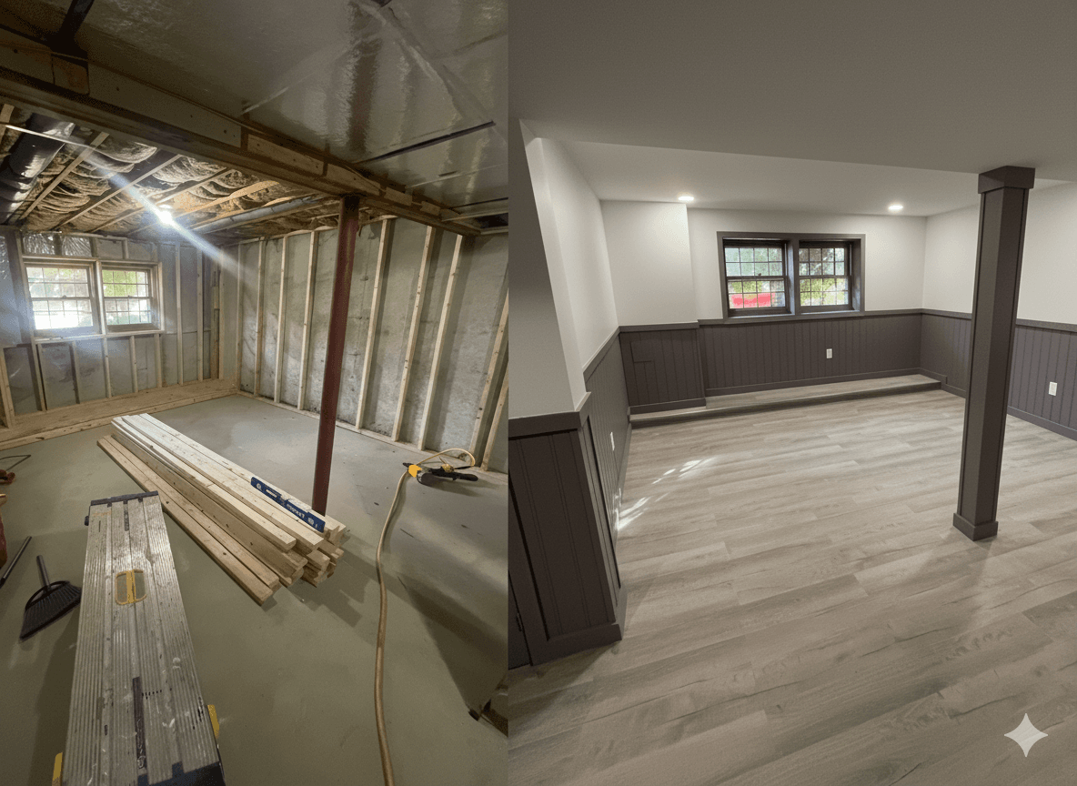 Bedroom Remodel Basement Remodel General Contractor Boston Massachusetts